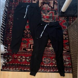 Pair of Figs Black Joggers small not HW GUC 2 for sale!
